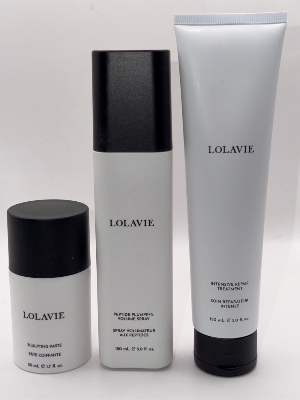 Bundle of LOLAVIE Haircare/SculptPaste, Repair T’ment, Volume Spray ALL F/S+NEW!